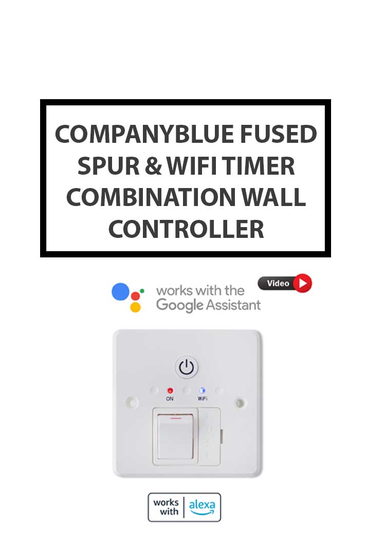 Electric Towel Rail Wifi Timer With Fused Spur Timerswitch