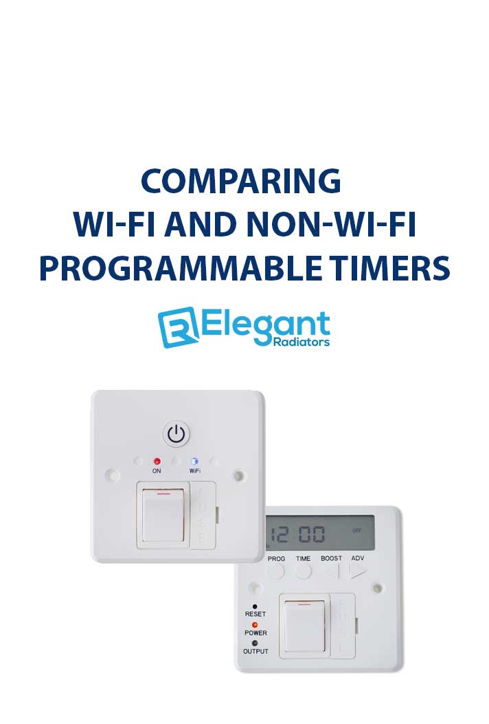 Electric Towel Rail Wifi Timer With Fused Spur Timerswitch