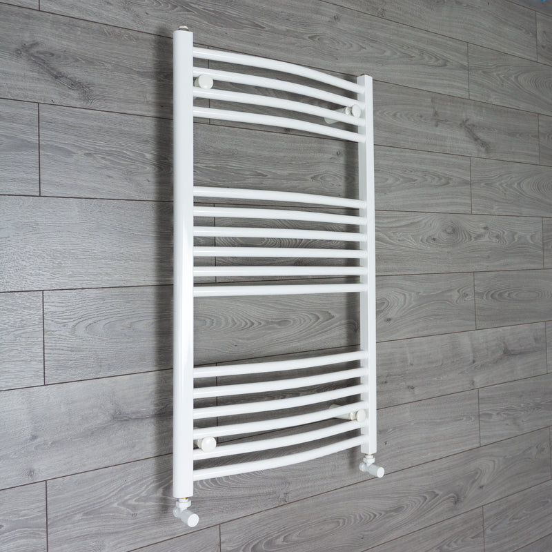 500mm Wide White Towel Radiator