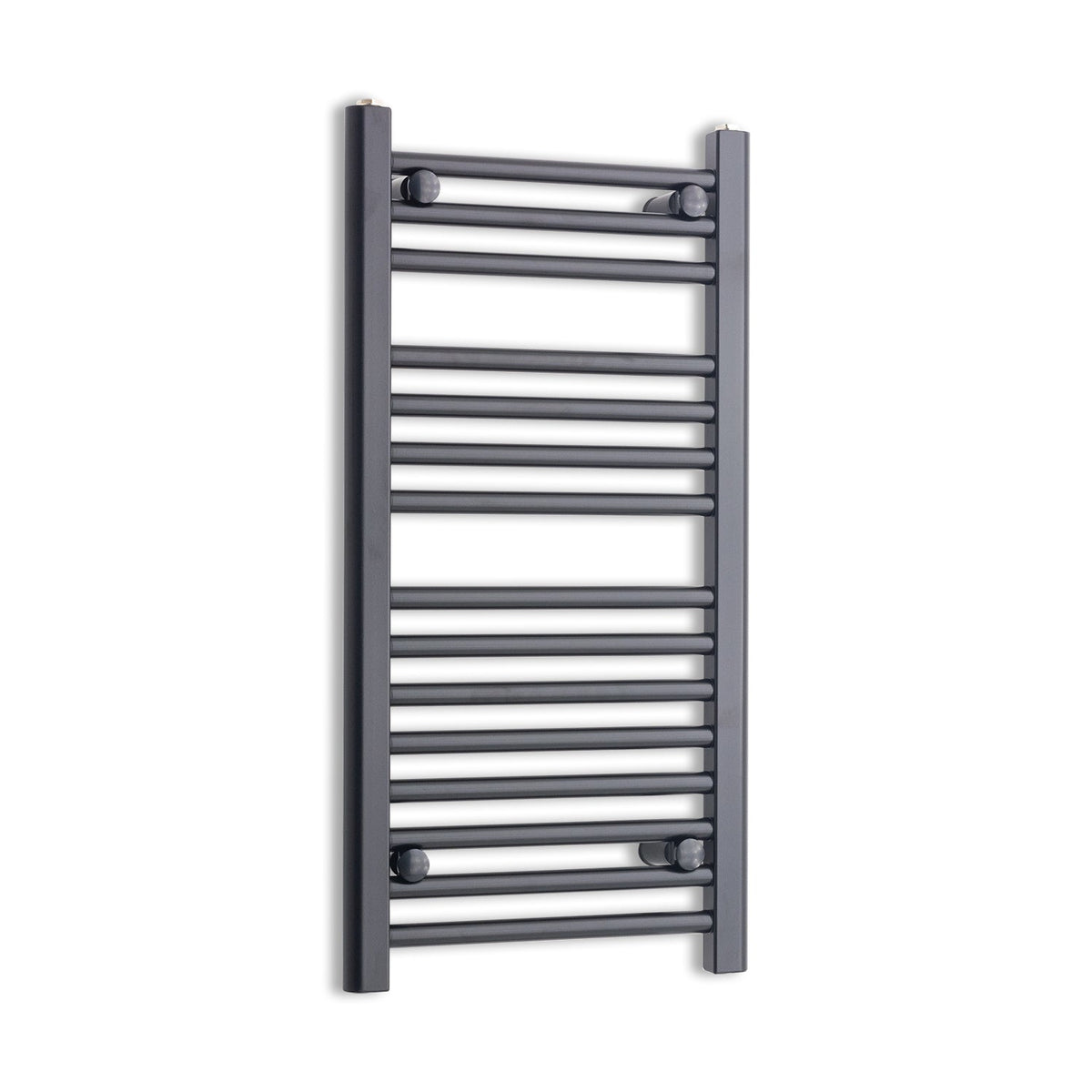 300mm Wide Black Towel Rail