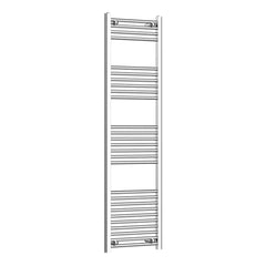 450mm / Without Valves 1600mm Chrome Towel Rail - Niche Pipe Centers (400-550mm)