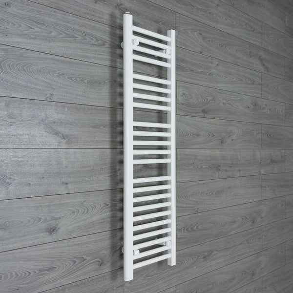 1200 mm High x 500 mm Wide Heated Towel Rail Flat White
