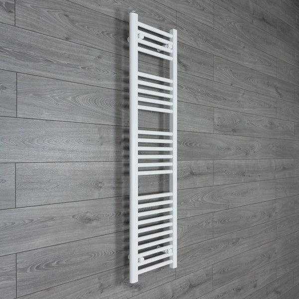 1400x300mm Heated Towel Rail Radiator Flat White