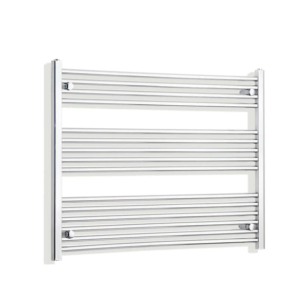 800x950mm Heated Straight Towel Rail Radiator Chrome