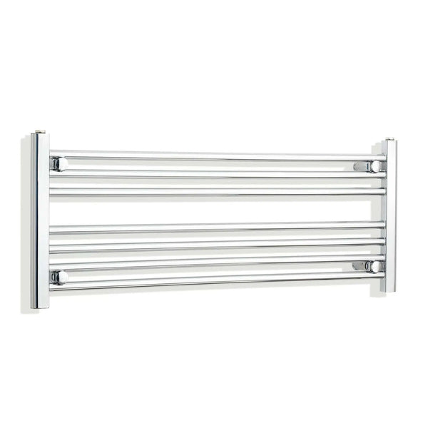 400 mm High 1000 mm Wide Chrome Towel Rail Central Heating