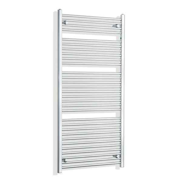 1500 mm High x 700 mm Wide Heated Straight Towel Rail Chrome