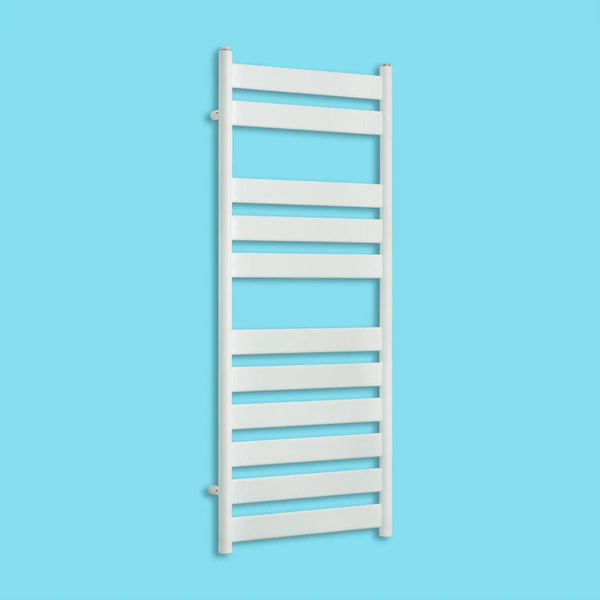 1200x500mm White Flat Panel Towel Radiator Central Heating