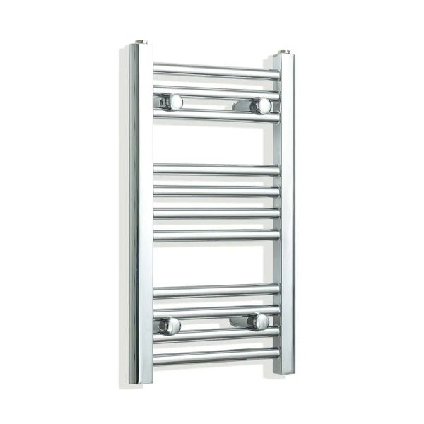 600x300mm Heated Straight Towel Rail Radiator Chrome