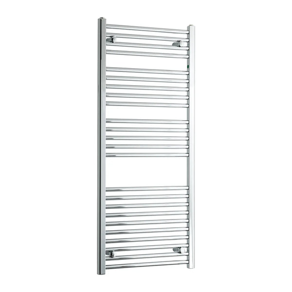 1300x550mm Heated Flat Towel Radiator Chrome Central Heating