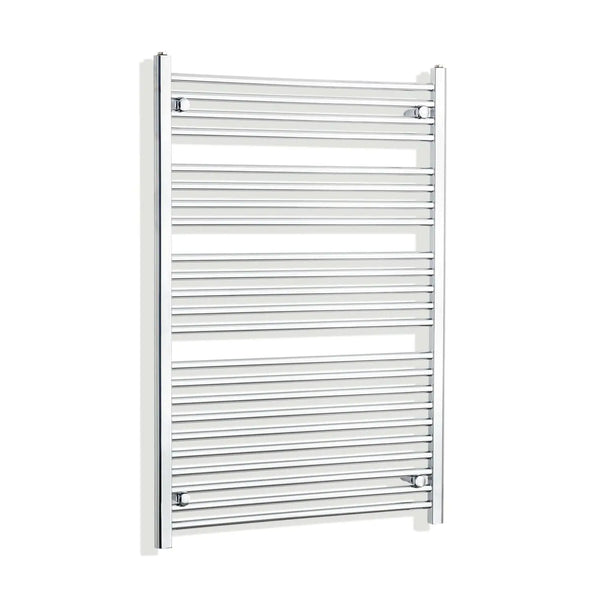 1200 mm High 800 mm Wide Chrome Towel Rail Central Heating