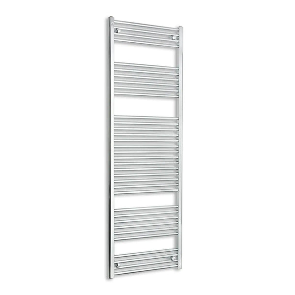 1856 High x 400 Wide Heated Straight Chrome Towel Radiator