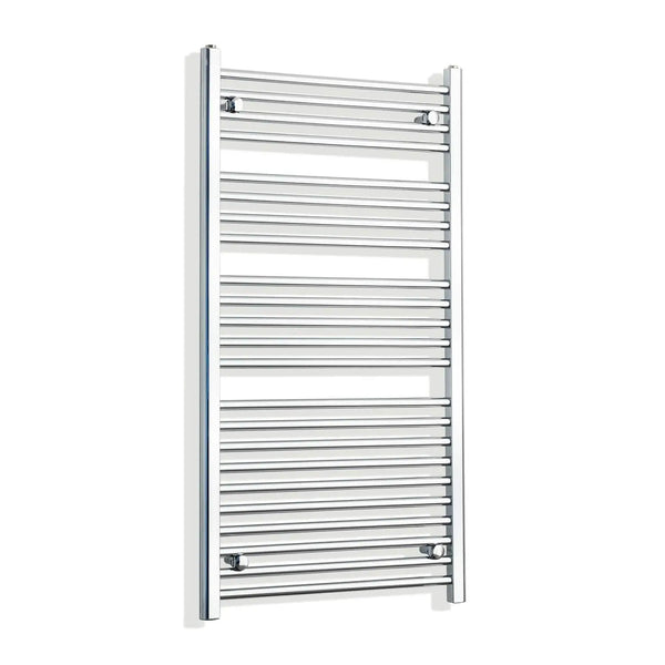 1200x600mm Heated Flat or Curved Towel Radiator Chrome