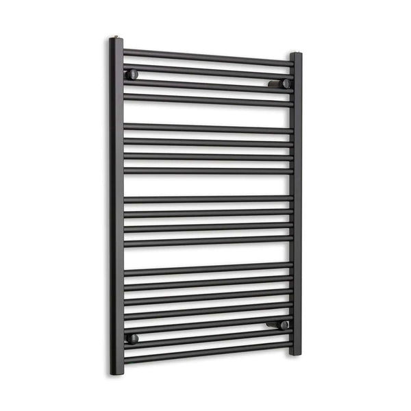 1000 mm High x 700 mm Wide Heated Towel Radiator Flat Black