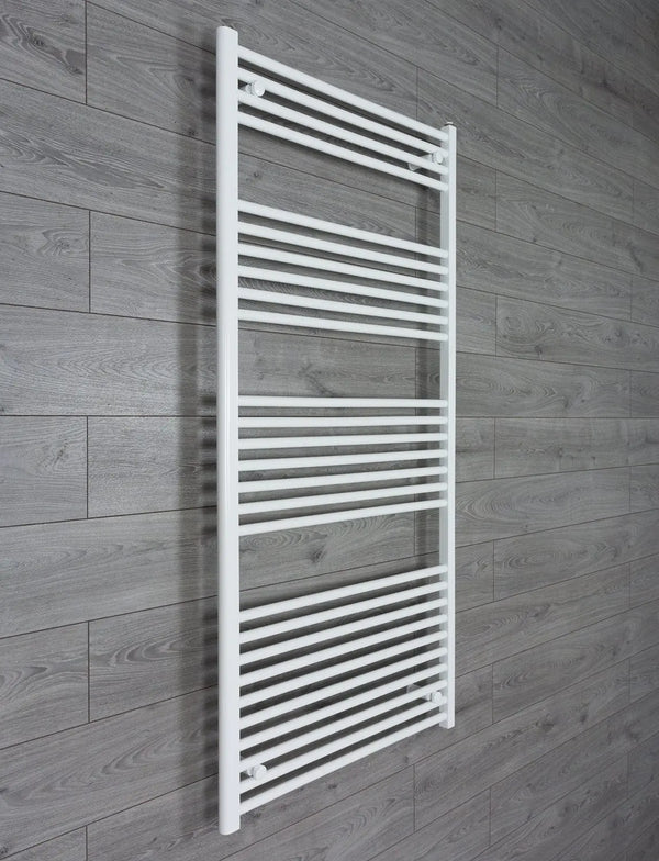 1600x750mm Towel Rail Radiator Flat White Central Heating