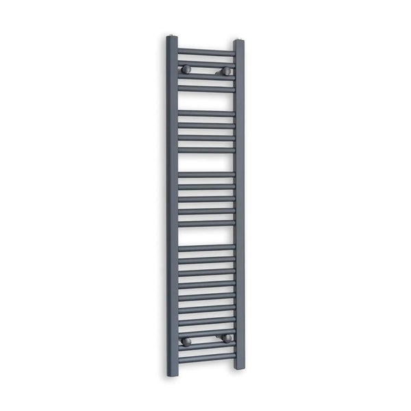 1200x300mm Heated Straight Anthracite-Sand Grey Towel Rail