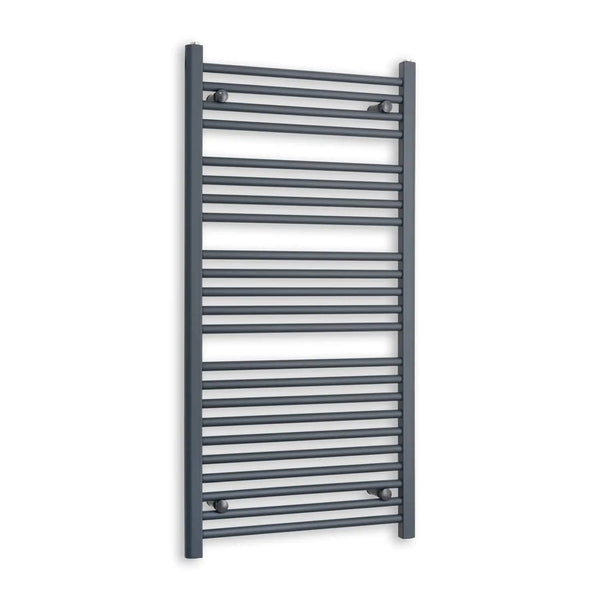 1200x600mm Heated Straight Anthracite-Sand Grey Towel Rail