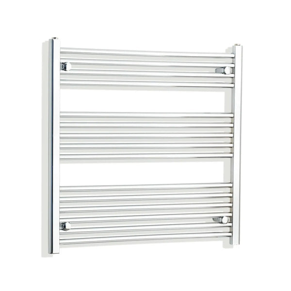 800x800mm Heated Straight Towel Rail Radiator Chrome