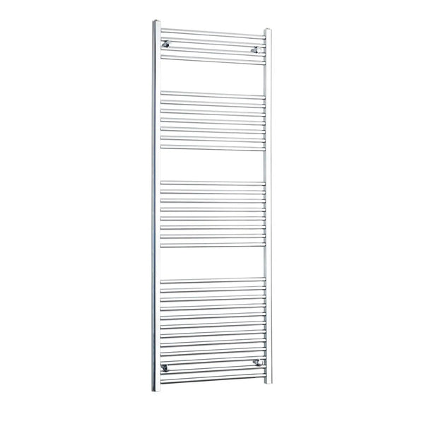 1800x600mm Heated Flat or Curved Towel Radiator Chrome