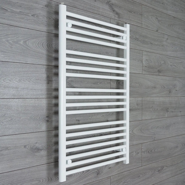 1000x700mm Towel Rail Radiator Flat White Central Heating