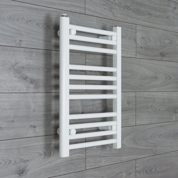 600x400mm Towel Rail Radiator Flat White Central Heating