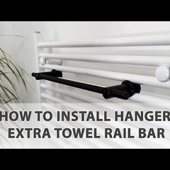 Extra Towel Rail Bar 460mm - Elegant Radiators Video