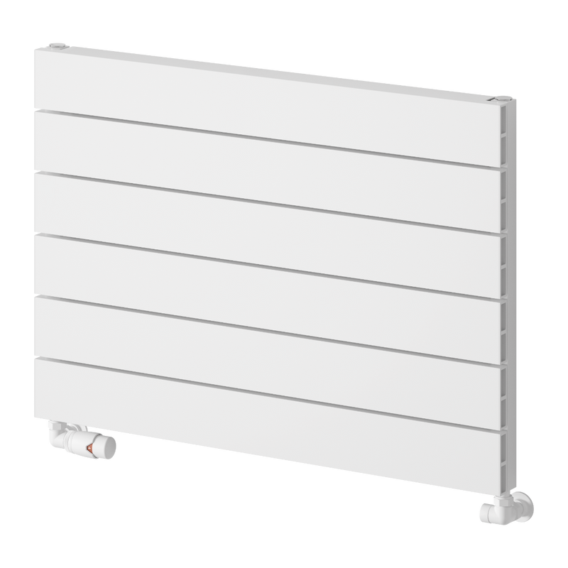 Reina Rienza Horizontal Aluminium Radiator white