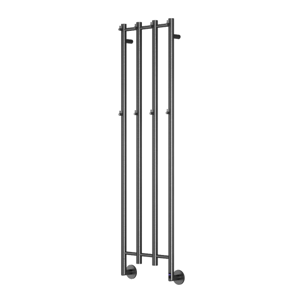 Reina Solara Dry Electric Stainless Steel Towel Radiator gun metal