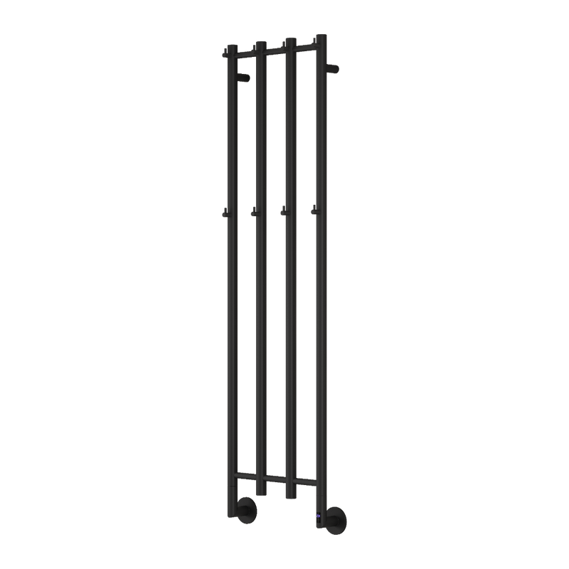 Reina Solara Dry Electric Stainless Steel Towel Radiator black