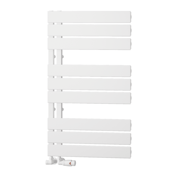 White Heated Towel Rail