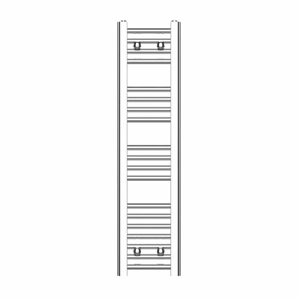 1000 x 250 Heated Straight Towel Rail Radiator Chrome