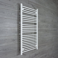 Without Valves 1200 x 700 Heated Towel Rail Radiator Flat White Central Heating