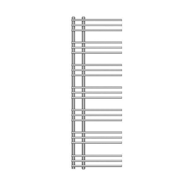 1500 x 500mm Difta Heated Chrome Towel Rail Radiator Flat