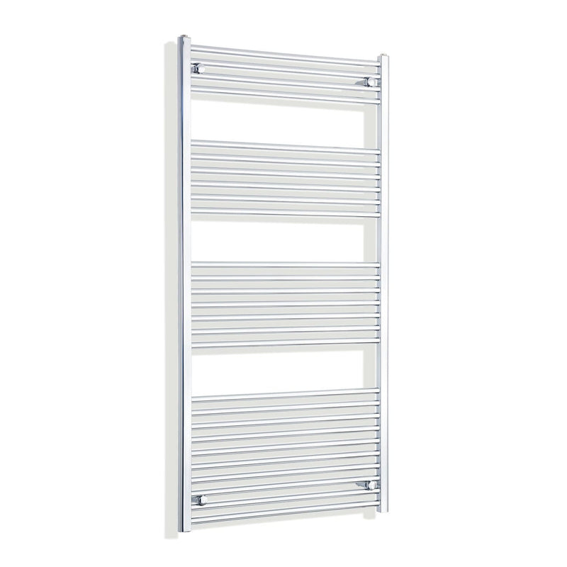 1600 mm High x 750 mm Wide Heated Straight Towel Rail Chrome