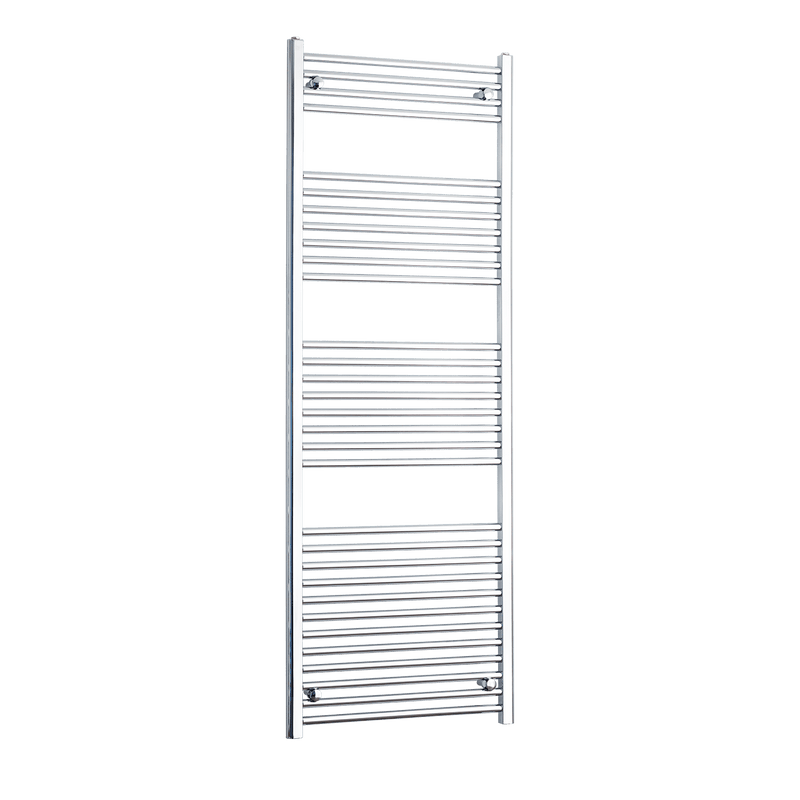 Without Valves 1800mm High 750mm Wide Heated Straight Towel Rail Radiator Chrome