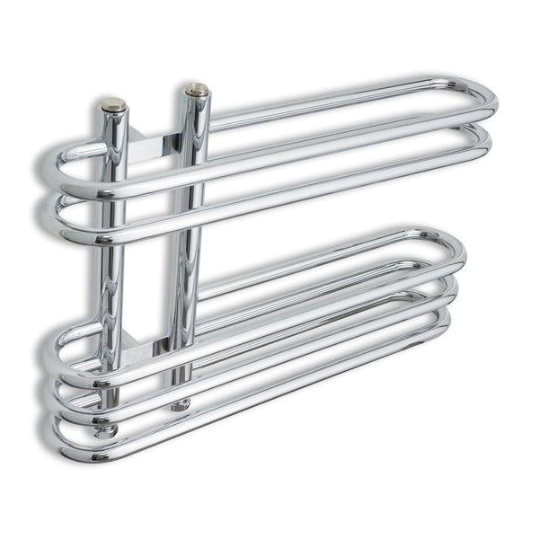 400 x 600 Salina Chrome Designer Pre-Filled Electric Towel Radiator