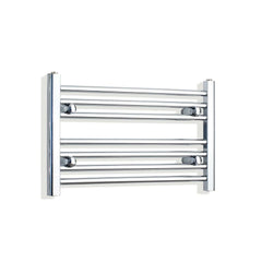 Without Valves 400 x 700 Heated Straight Towel Radiator Chrome