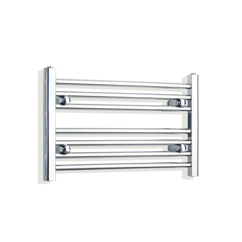 Without Valves 400 x 700 Heated Straight Towel Radiator Chrome