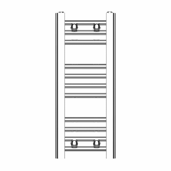 600 x 250 Heated Straight Towel Rail Radiator Chrome