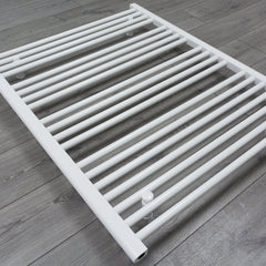 600 x 800 Heated Towel Rail Radiator Flat White Central Heating