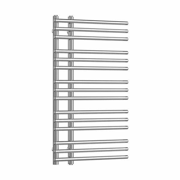 900 mm High x 500 mm Wide Difta Heated Towel Rail Radiator Flat Chrome