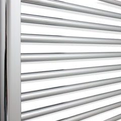 Heated Chrome Towel Warmer Rack Close Up Image