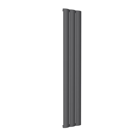 Reina Belva Aluminium Panel Vertical Designer Radiator ANTHRACITE_SINGLE_1800X308