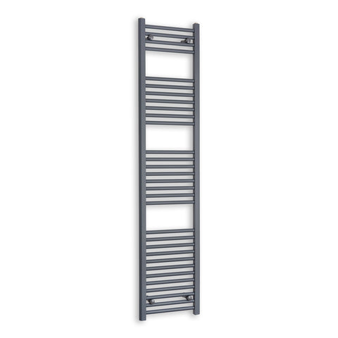 1800 x 500mm Wide Heated Straight Anthracite Towel Radiator 2