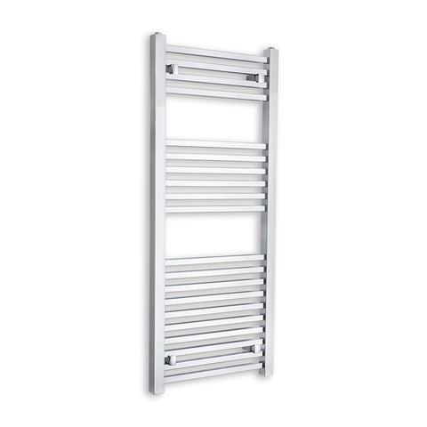 1200 x 500 Ladder Type Square Tube Flat Chrome Towel Radiator Central Heating or Electric 2
