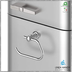 Chrome Magnetic Toilet Roll Holder For Towel Radiators Chrome