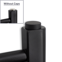 Matt Black Cover Caps For Towel Radiator Bleed