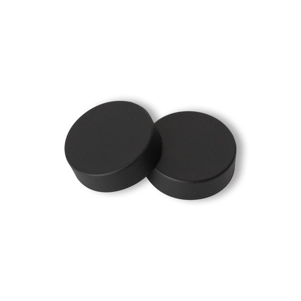 Matt Black Cover Caps For Towel Radiator Bleed