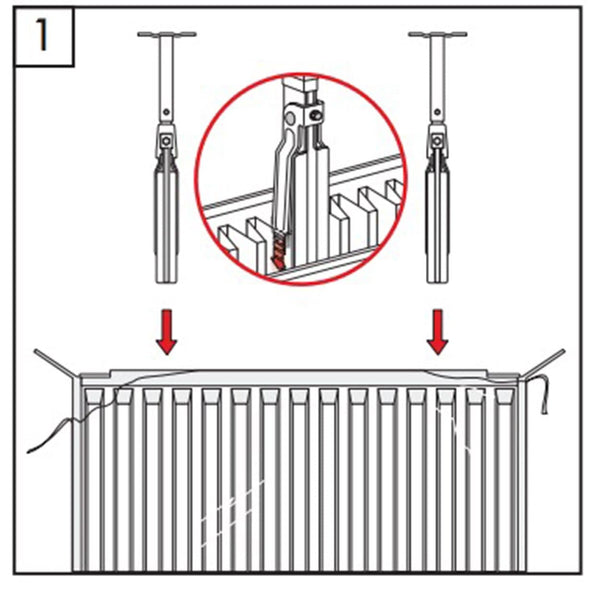 PK3 Floor Stand For Panel Radiators Floor Bracket Feet