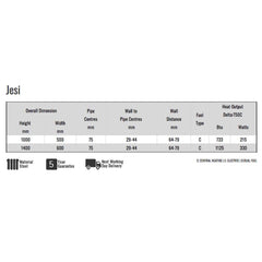 Reina Designer Jesi Vertical Chrome Heated Towel Rail Steel Radiator