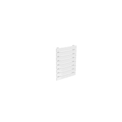 Single / 550 x 400 mm Reina Designer Rione Horizontal Steel Radiator White